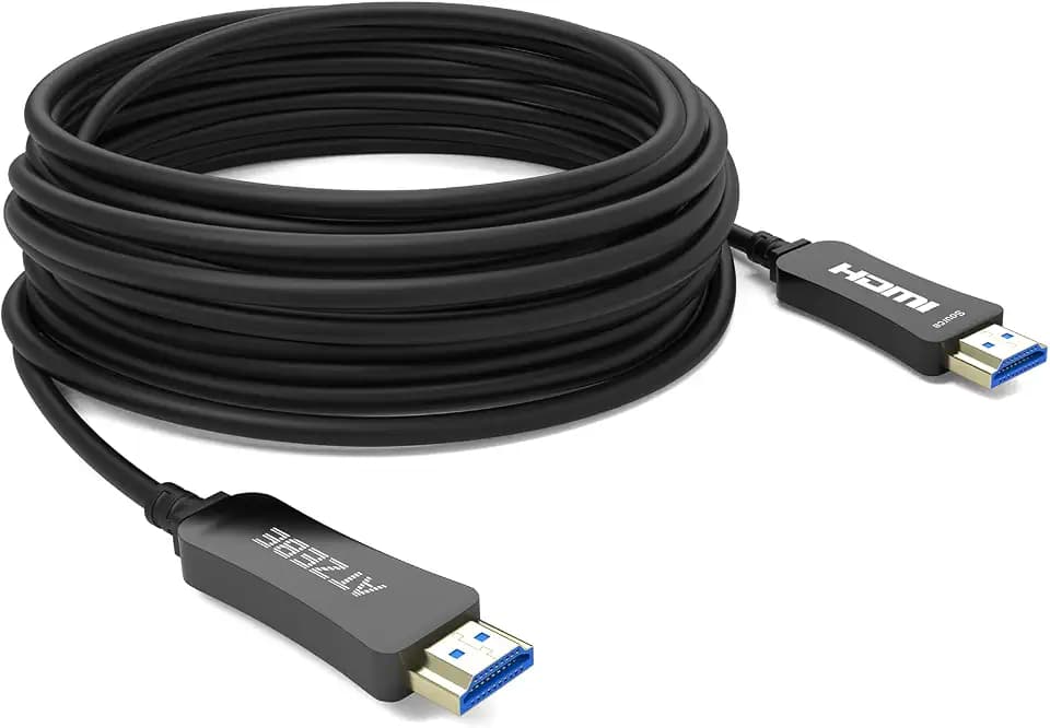 50ft 15m Fiber Optic HDMI Cable, 4K@60Hz HDR,18Gbps,Dolby Vision