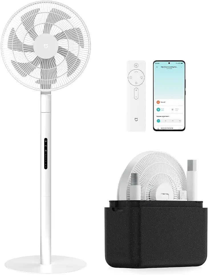 Xiaomi Smart Standing Fan Pro Slim, Leiser DC Ventilator mit Fernbedienung