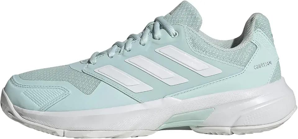 adidas Womens Courtjam Control 3 Tennis Sneakers Shoes - White