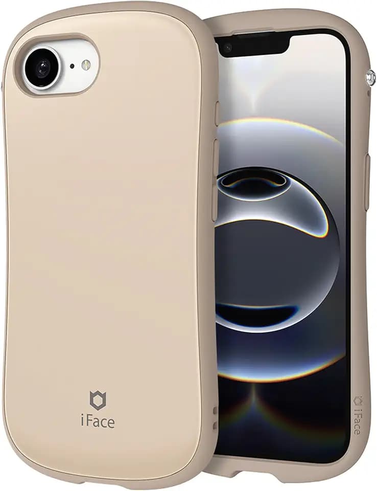 iFace First Class MagSynq Case [Compatible with iPhone 16e & 17e][MagSafe Compatible] Ergonomic Grip Unique Glossy Cute Bumper Shockproof Drop Protection Hard Magnetic Cell Phone Cover - Café Latte