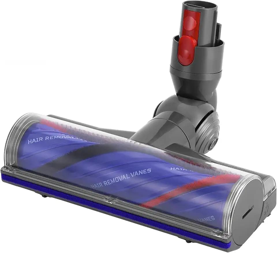 Motorbar Bodenbürste für Dyson V7 V8 V10 V11 V15, Elektrobürste Bodendüse, Direct Drive Elektrische Turbobürste, Anti-Verhedderung für Teppich und Hartboden, Staubsauger Zubehör Ersatzteil