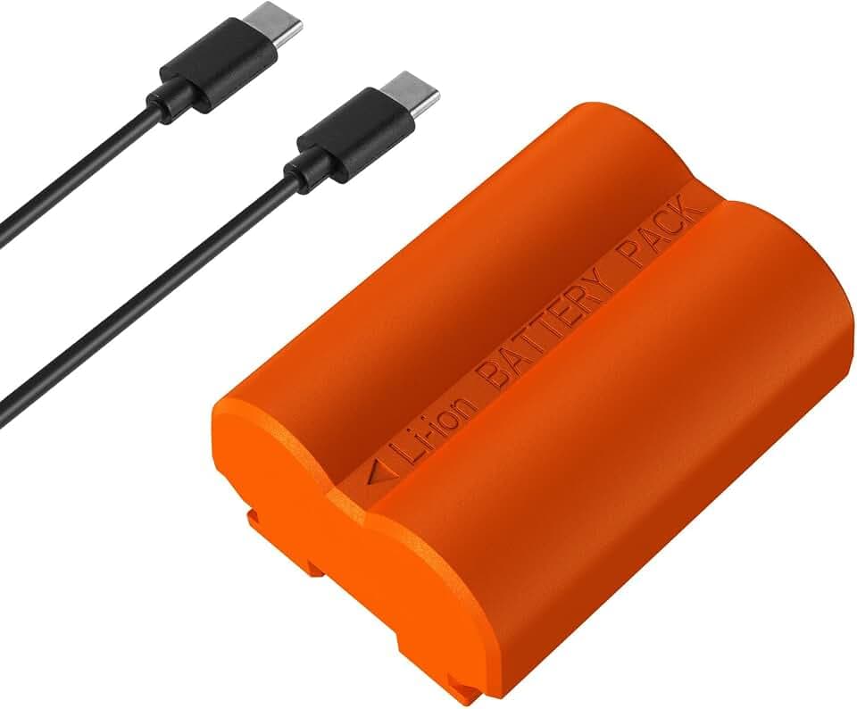 Rollei NP-W235 Akku, Ersatzakku 2500mAh Lithium-Ionen Batterien mit USB-C