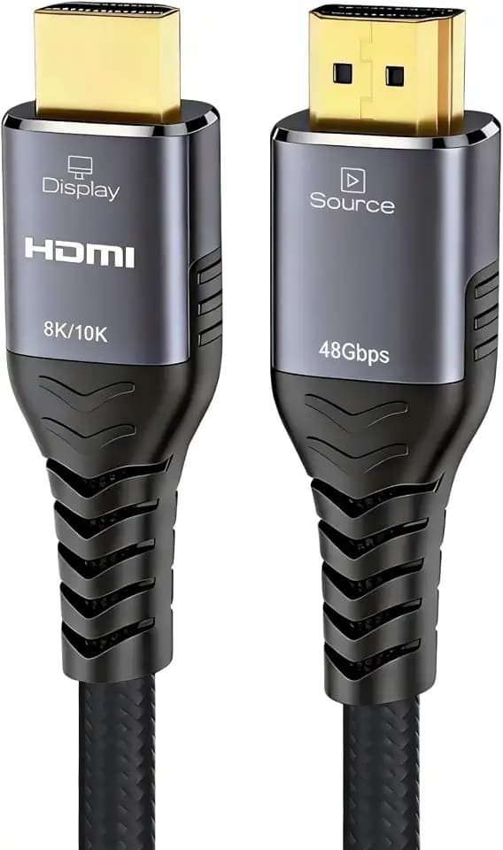 Avaoaa 8K Long Fiber Optic HDMI 2.1 Cable 100FT, Ultra High Speed HDMI Cord