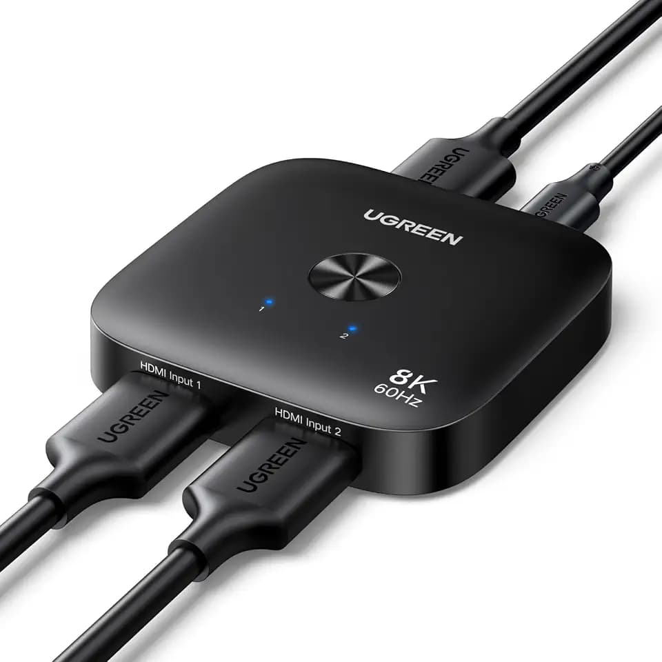 UGREEN HDMI 2.1 Switch 2 in 1 Out 8K@60Hz, HDR10+, VRR, 4K@240Hz