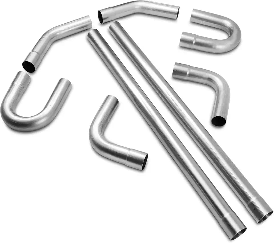 2'' Mild Steel Exhaust Pipe Kit, 2'' OD Exhaust Pipe, 8PCS