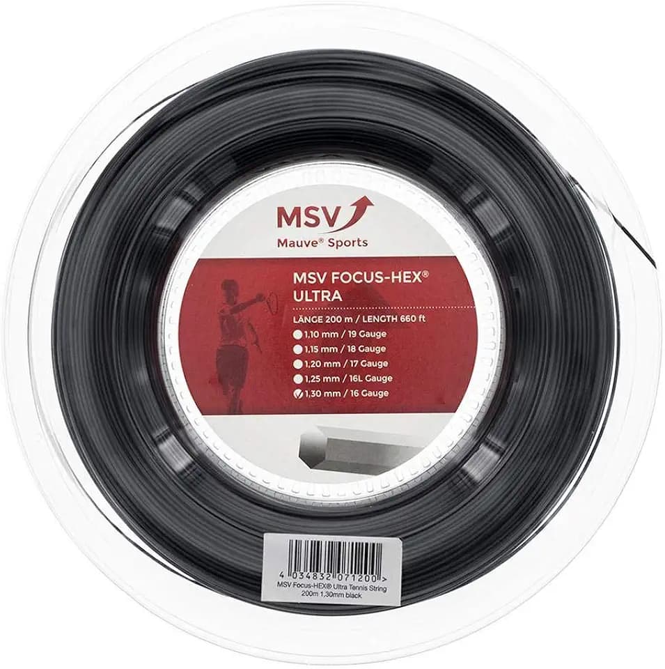 Bobine MSV Focus Hex Ultra Black 200m - 1.30