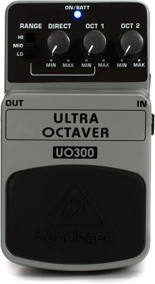 Behringer ULTRA OCTAVER UO300 Oktaver-Effektpedal mit 3 Modi