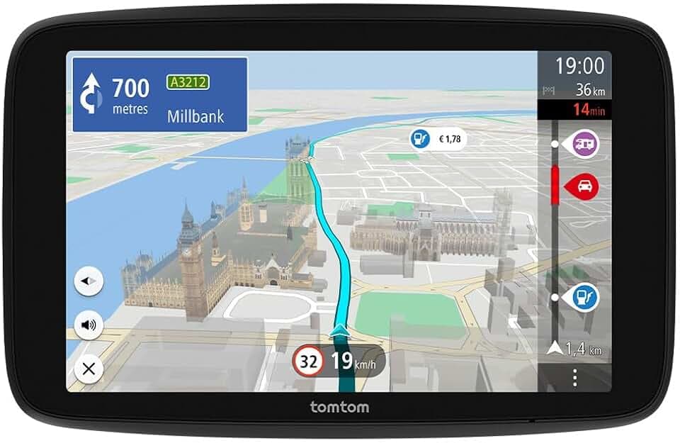 TomTom Camper Navi GO Camper Max 2. Generation (7" Display, POI`s für Wohnmobil- und Wohnwagen, Updates via Wi-Fi, TomTom Traffic, Fahrzeugprofile speichern, Weltkarten, Umweltzonen vermeiden)