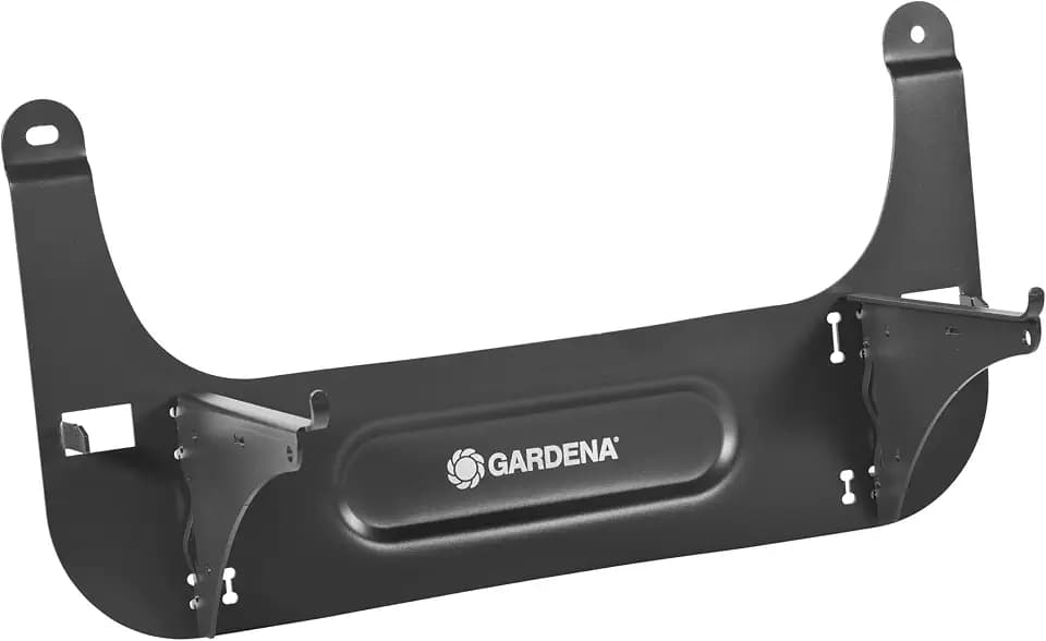 Gardena Wandhalterung: Wandhalter für alle für SILENO-Modelle minimo + City + Life, Schutz vor Sonne und Regen, platzsparende Aufbewahrung, einfach zu montieren, Metall (04045-60)