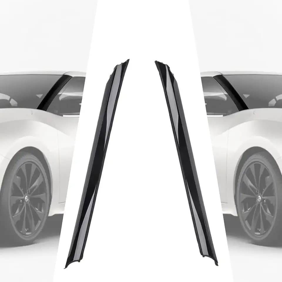 Windshield A Pillar Trim Molding Fit for Nissan Maxima 2016 2017 2018 2019 2020 Replace 76837-9DD0A 76836-9DD0A,Outer Window A-Pillar Trim Panel (R&L 2 PCS)