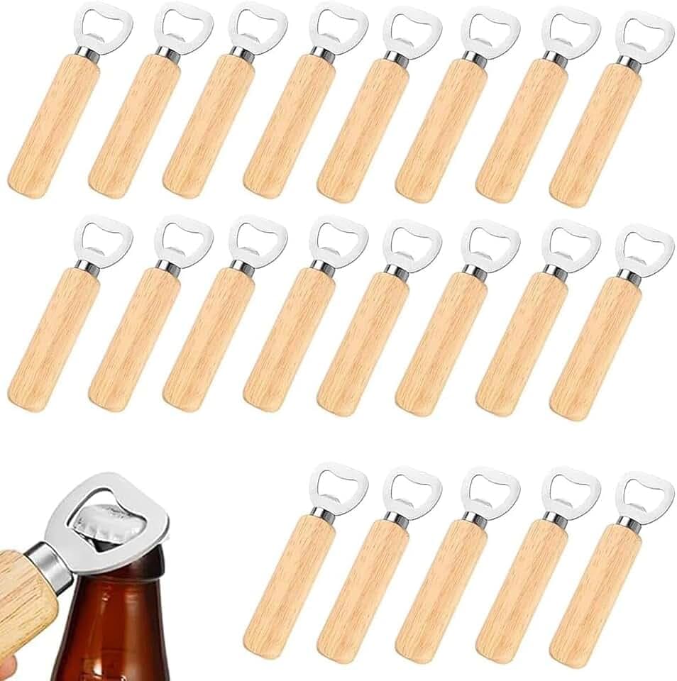 Flaschenöffner Holz, Bieröffner,50 Stück