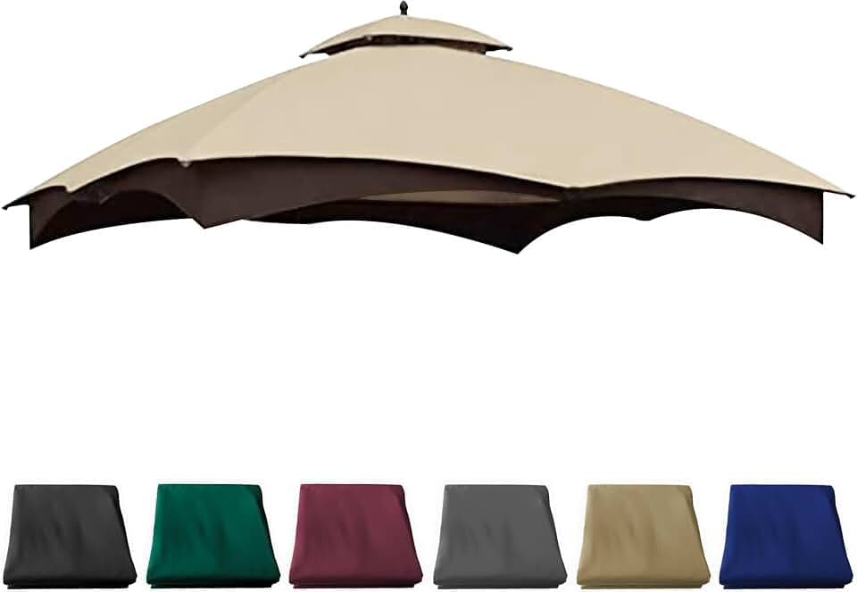 Gazebo Replacement Cover 10x12 FT Canopy Top for GF-12S004B-1