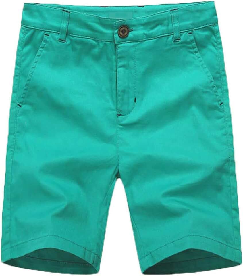 Jungen Shorts Baumwolle Chino Shorts ausgestattet mit verstellbarer Taille Hose Kinder Sommerkleidung 4-14 Jahre