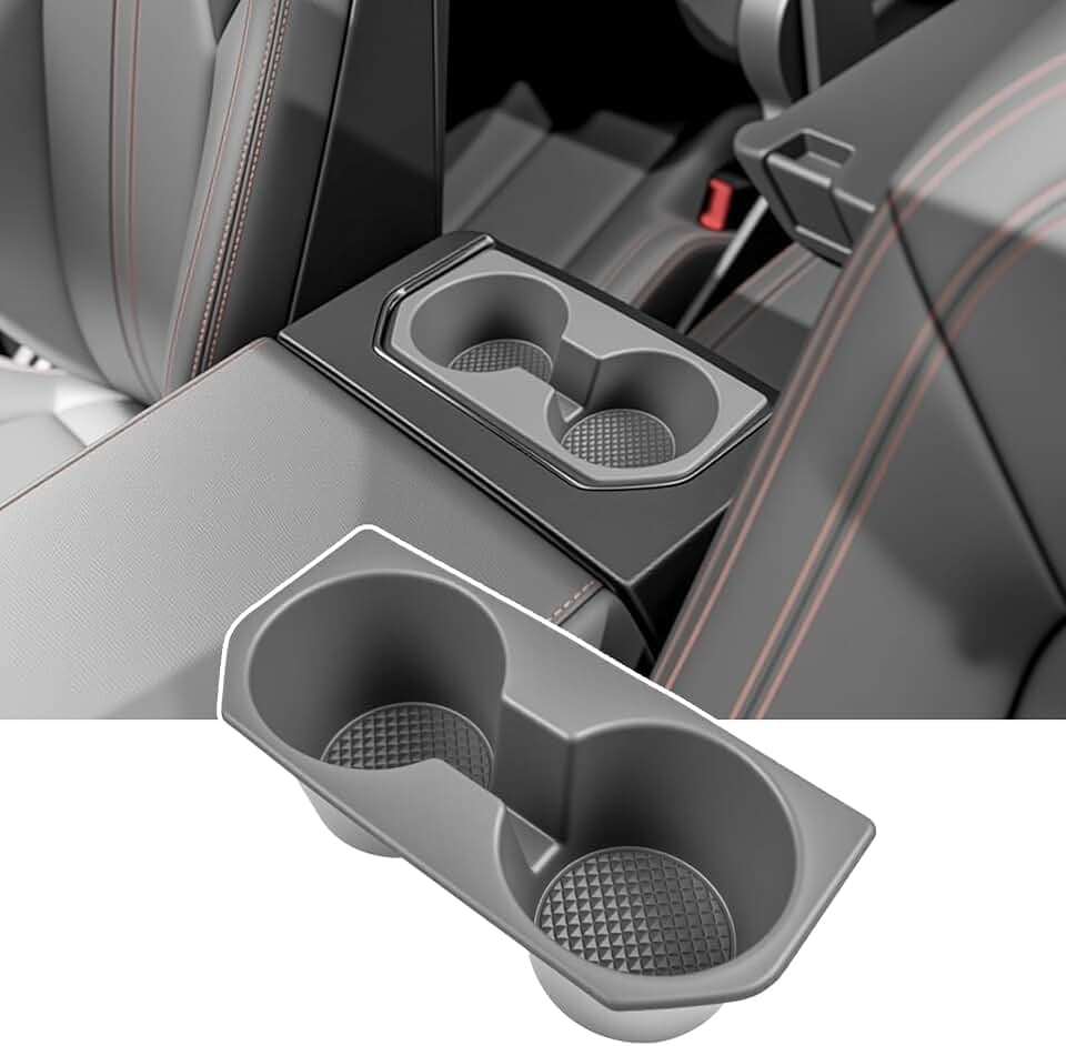 Center Console Cup Holder Compatible with Ford Expedition&Expedition Max 1st Row Rear Drink Holder Cupholder Coast for Expedition Accessories