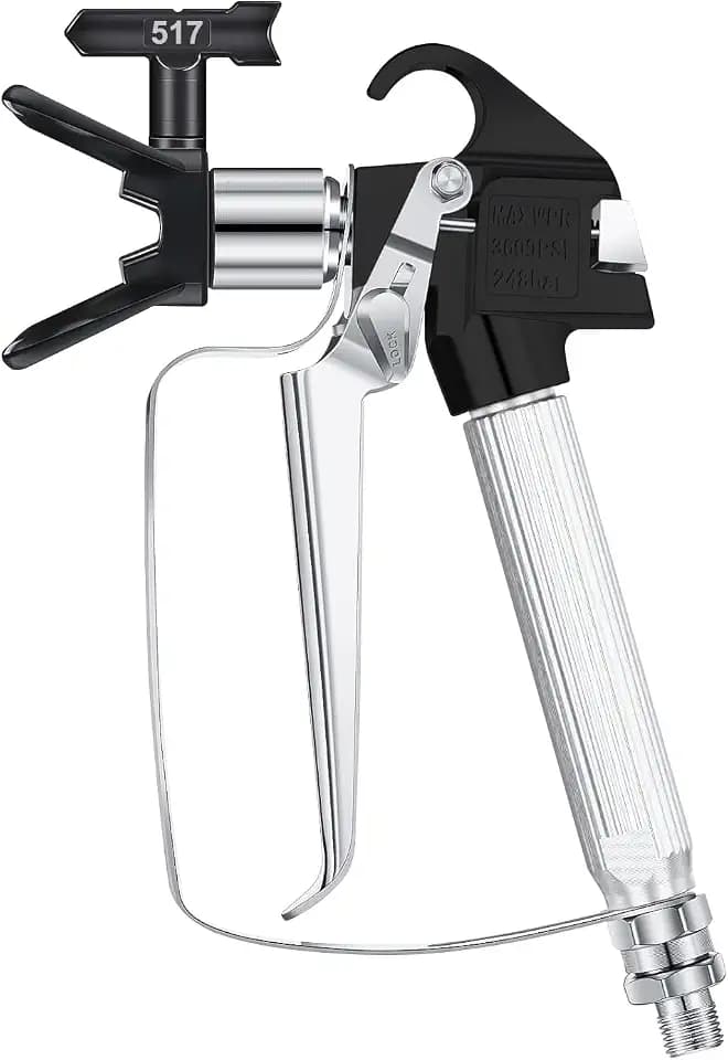 Airless Paint Sprayer Gun with 517 Spray Tip and Tip Guard