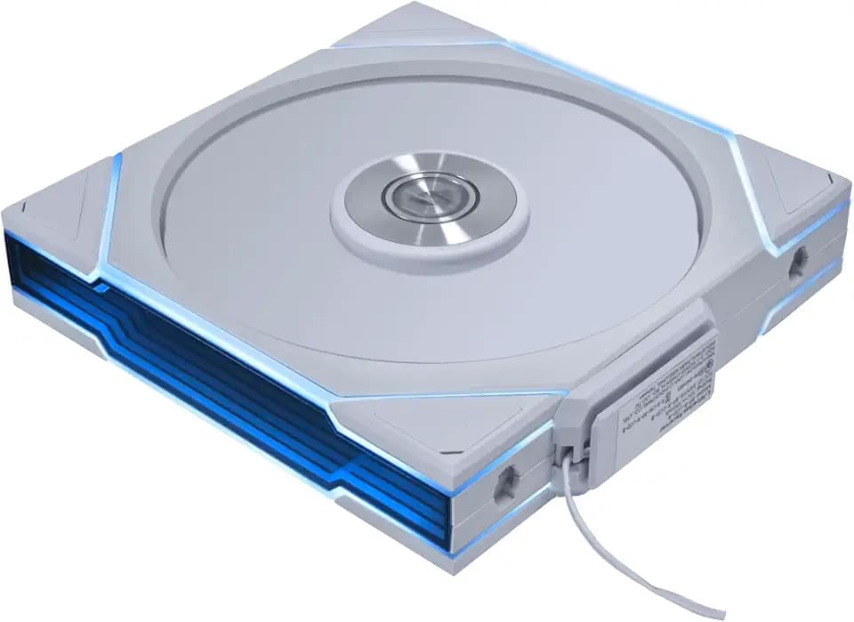 Lian Li UNI Fan TL Wireless 140 ARGB Reverse Blade Fan, White (14RTL1W1W)