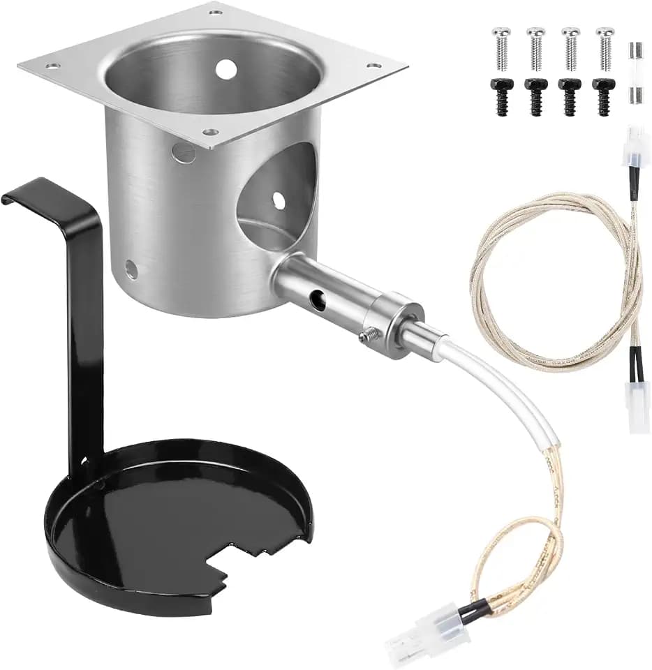 QuliMetal 304 Stainless Steel Fire Burn Pot and D2 Hot Rod Ignitor Kit