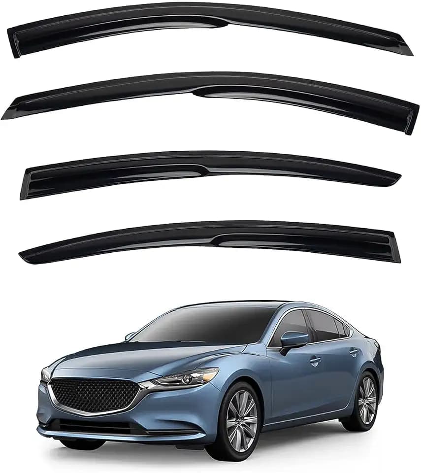 Window Rain Guards Compatible with 2014-2021 Mazda 6 Atenza