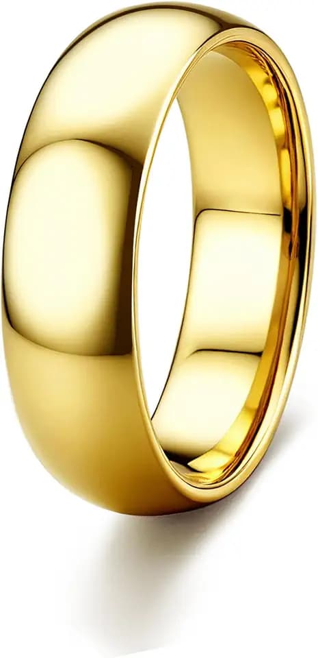 ORAZIO 2mm 4mm 6mm 8mm Stainless Steel Wedding Band Ring for Men Women