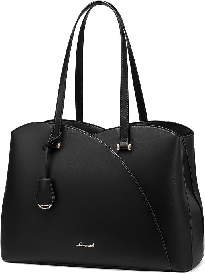 LOVEVOOK Handtasche Damen, Groß 17 Zoll Laptop Shopper Tasche Arbeitstasche