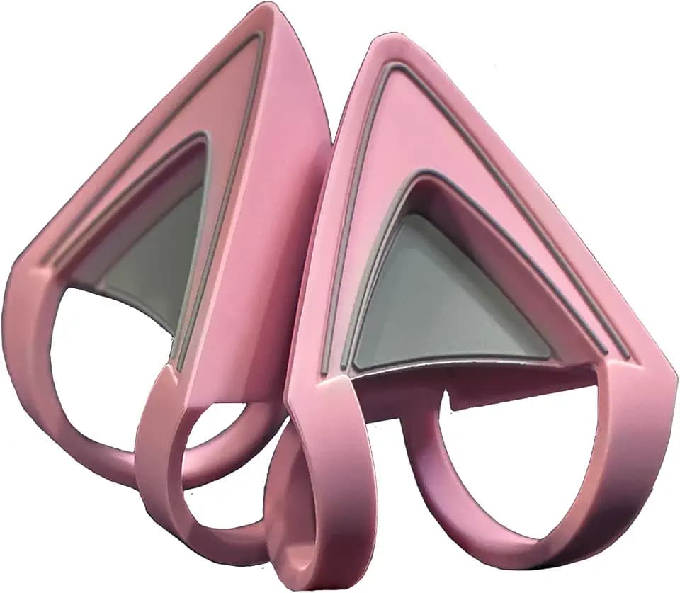 Razer Kitty Ears für Kraken Headsets: Kompatibel mit Kraken 2019, Kraken TE Headsets - Verstellbare Strraps - Wasserfeste Konstruktion - Quartz Pink