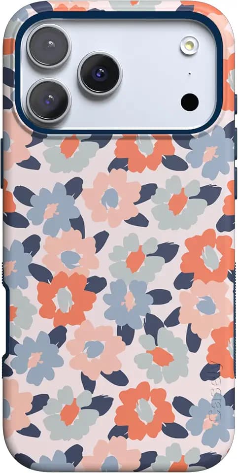 Casely iPhone 17 Pro Case | Field of Flowers | Pastel Floral | Bold Protective Design | Compatible with MagSafe