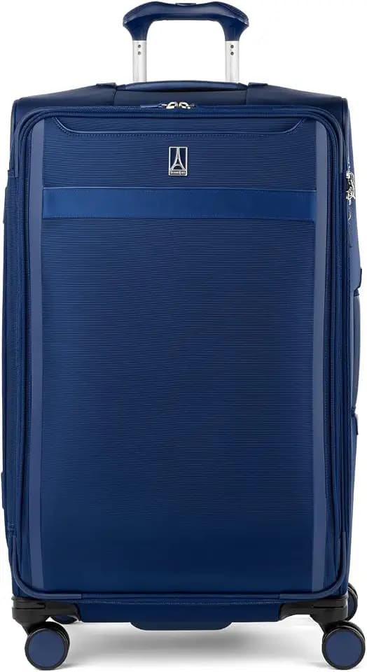 Travelpro VersaPack+ Softside Checked Luggage Suitcase, Navy Blue, 29-Inch