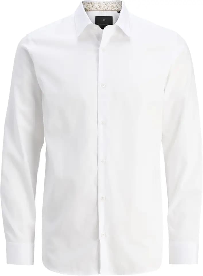 JACK & JONES Herren Jprblabarnes Detail Dobby L/S Shirt Sn