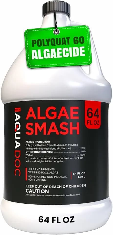 AquaDoc Algae Smash Polyquat 60 Algaecide for Swimming Pools - 64 oz