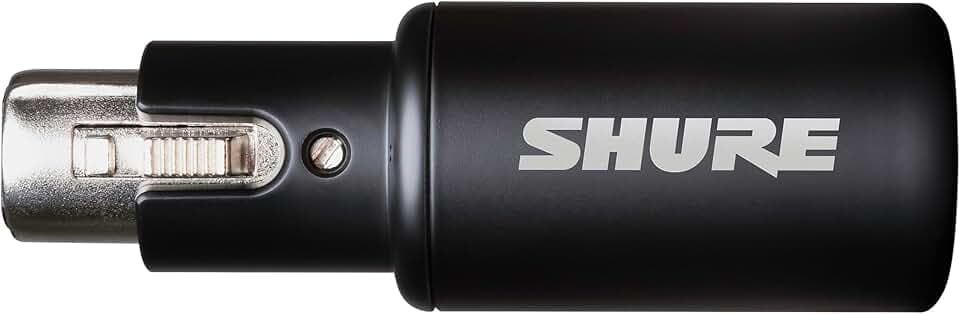 Shure MVX2U Gen 2 Digitales Audiointerface, XLR‑zu‑USB Interface für Mikrofone, für Content Creation und Recording, mit digitaler Audioverarbeitung, kompatibel mit Mac, Windows, iOS & Android‑Geräten