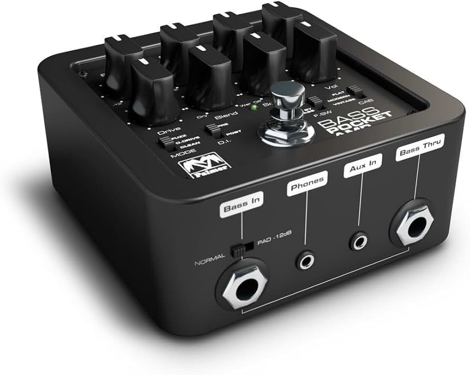 Palmer PEPAMPBASS - Pocket AMP BASS tragbarer Bass- Vorverstärker