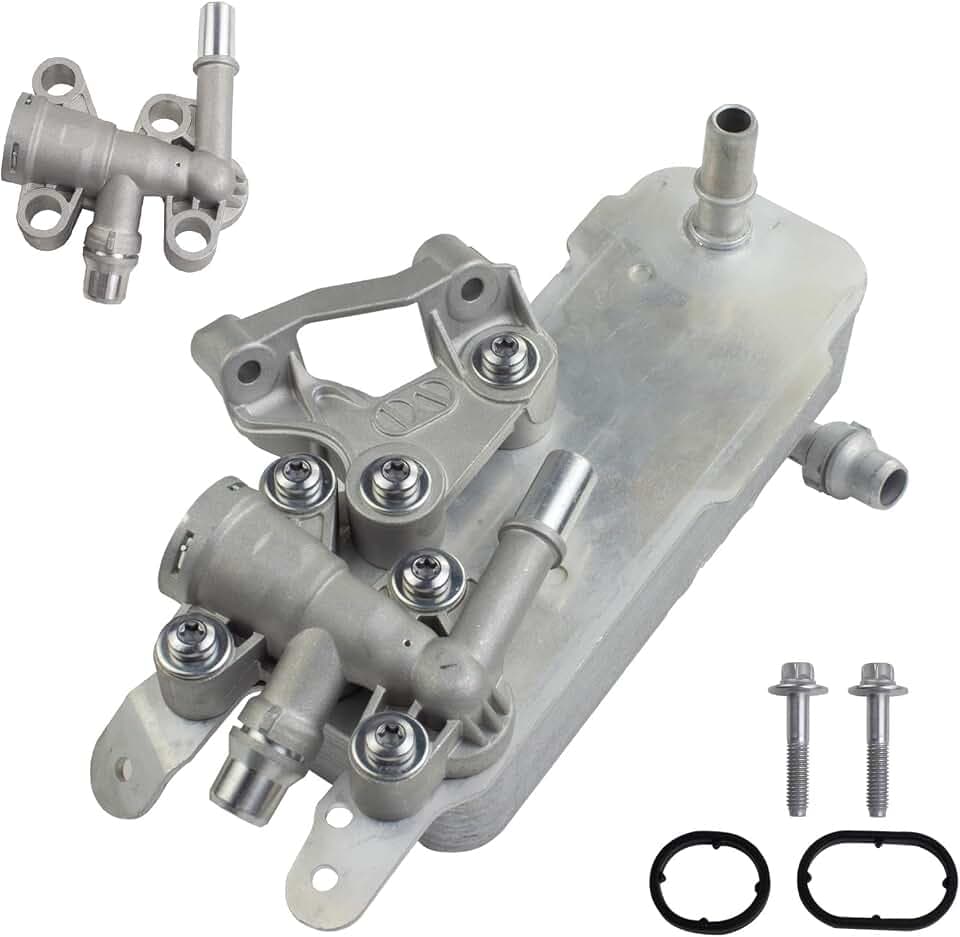 upgrade Engine Oil Cooler Compatible with 2013-2021 BMW F20 F23 F22 F34 F31 F36 F33 F32 118i 120i 125i 218i 220i 225i 320i 330i 30i xDrive M Replacement # 17218514515 17218607237