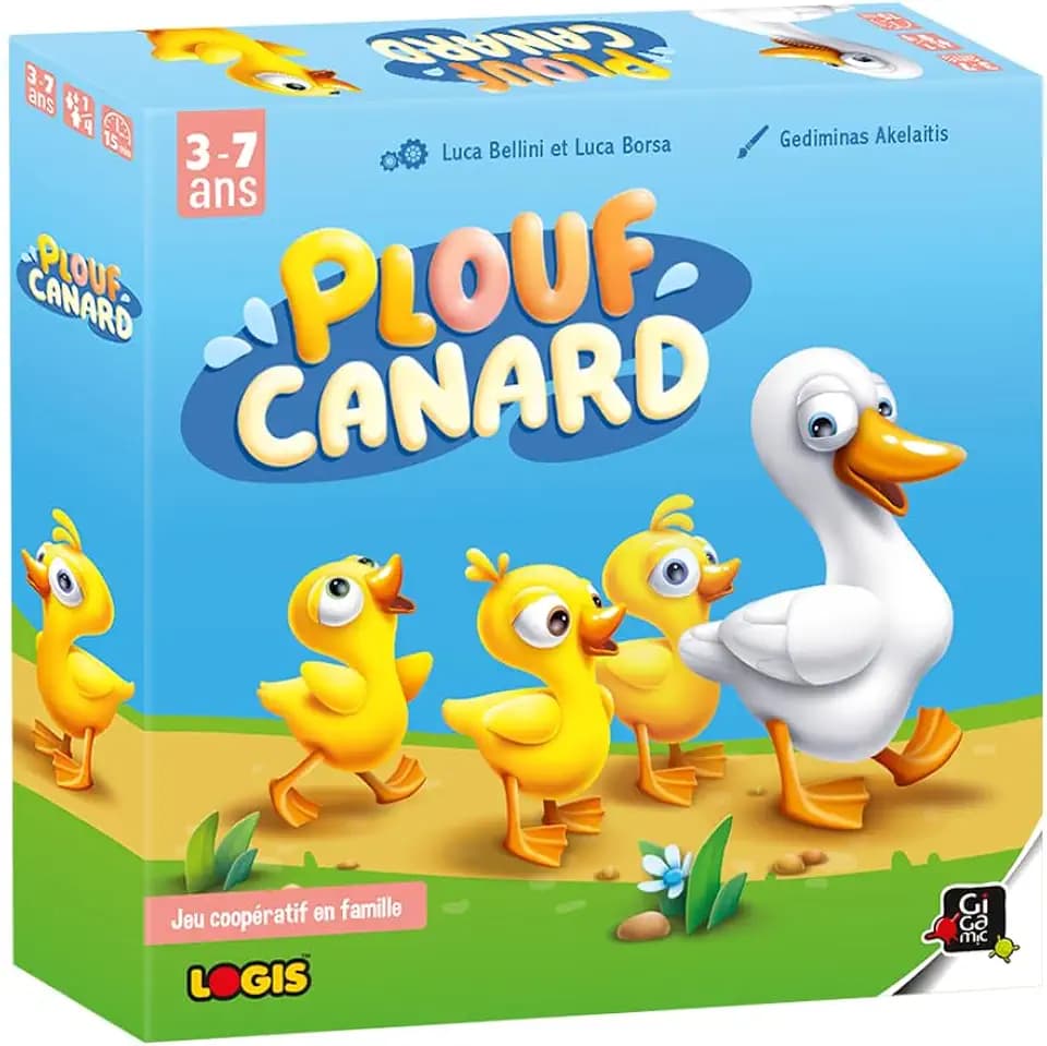 GIGAMIC - PLOUF Ente - Das ideale Spiel für Kinder ab 3 Jahren