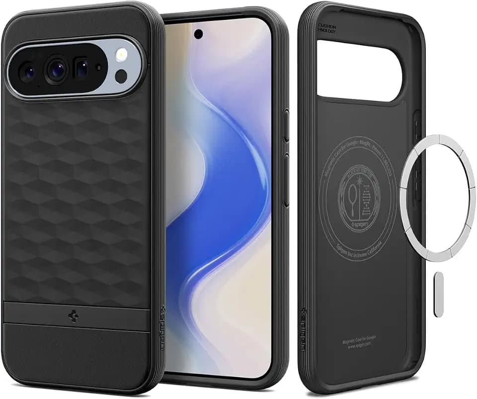 Spigen for Pixel 10/10 Pro Case, Parallax MagFit (2025) [Designed for Pixelsnap, Compatible with MagSafe Accessories] - Matte Black