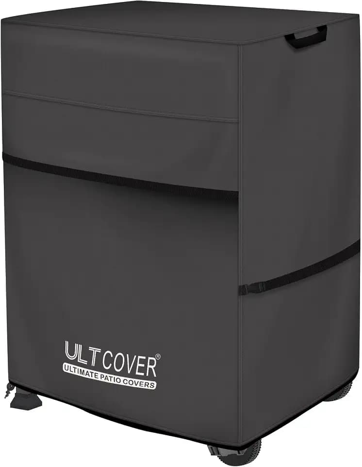 ULTCOVER Waterproof BBQ Grill Cover, 32 inch, Black