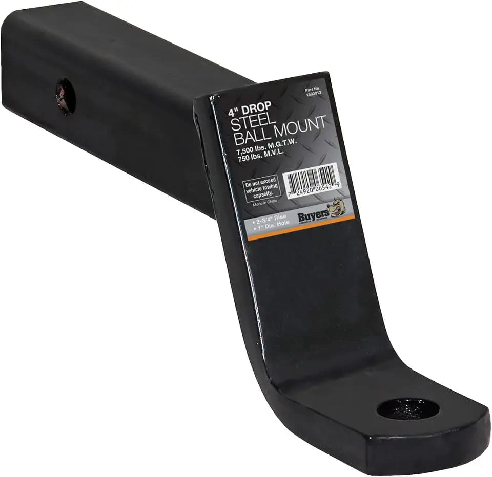 Buyers Products 1803013 Ball Mount (4" Max Drop)