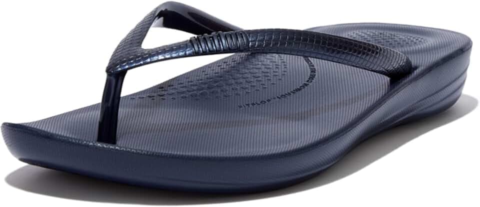FitFlop Damen iQushion Ergonomische Zehentrenner – Leicht & Bequem mit natürlicher Fußgewölbeunterstützung