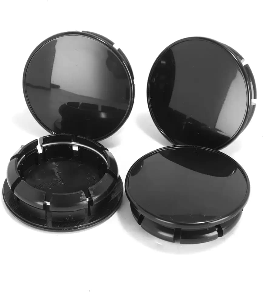 4 Pack 54 mm / 2.14 in Wheel Center Caps Kit for 2004-2010 Chrysler Sebring Aspen Pacifica CPT ruiser Town Country 300, ID 45.2 mm / 1.78 in Hub Caps, Snap-in Replaces 4895899 Black