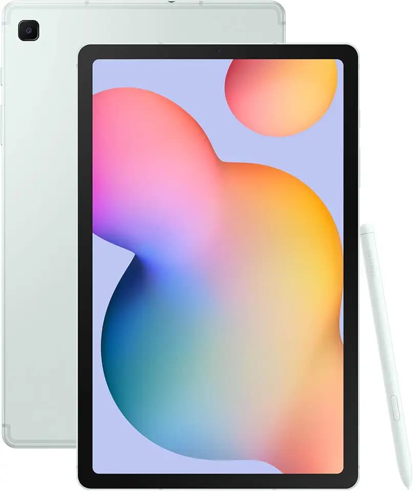 Samsung Galaxy Tab S6 Lite (2024) 10.4" 64GB WiFi Android Student Tablet, S Pen for Note-Taking, Gaming Ready, Long Battery Life, Expandable Storage, US Version, Mint, Amazon Exclusive