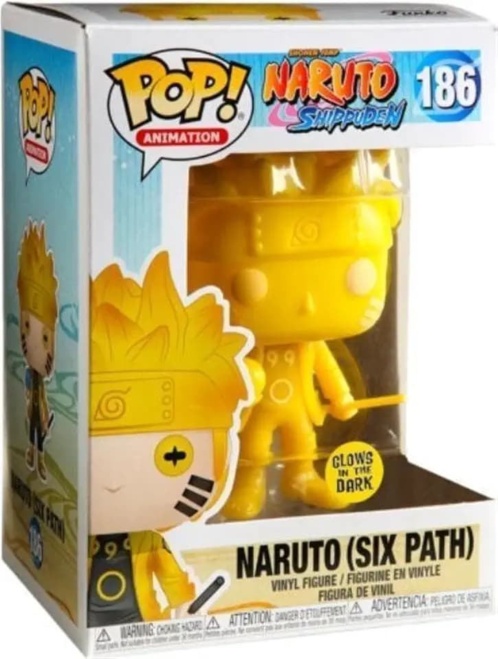 Funko 12999 Sixth Sense – Naruto Shippuden, Pop Vinyl Figur 186 Naruto Sechs wegen Limited