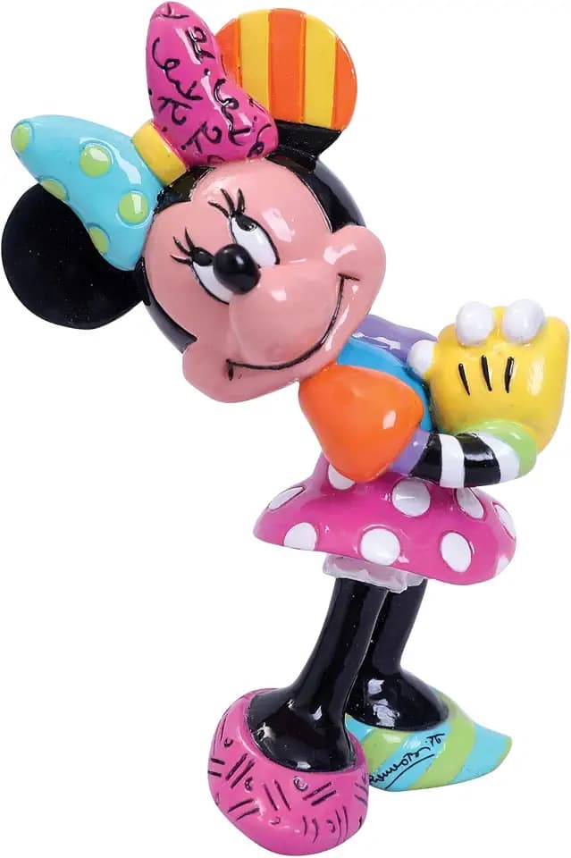 Disney Britto Collection Minnie Mouse Blushing Mini Figurine