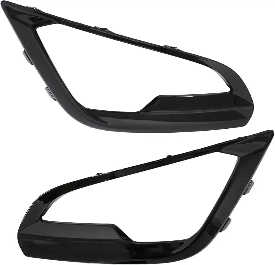 NewYall Front Bumper Left and Right Fog Light Cover Bezel for Ford EcoSport