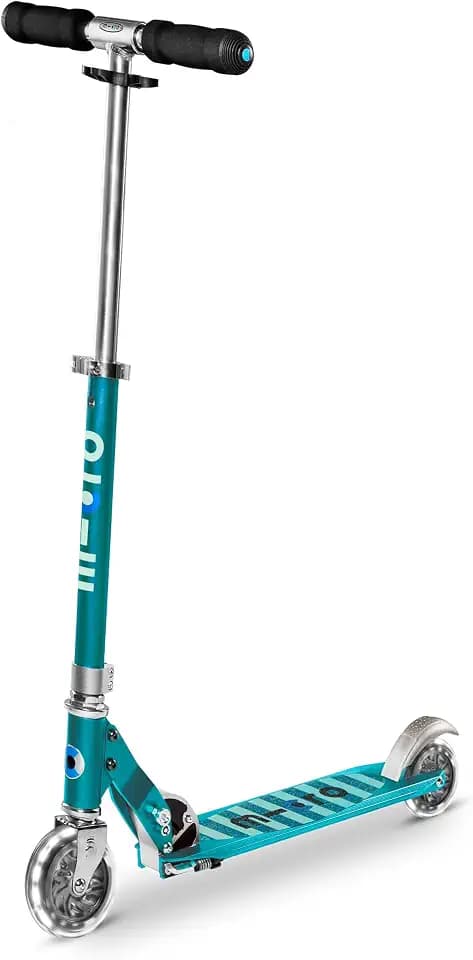 Micro, Micro Sprite LED, 2-Rad-Kinderroller, klappbar, Aluminum