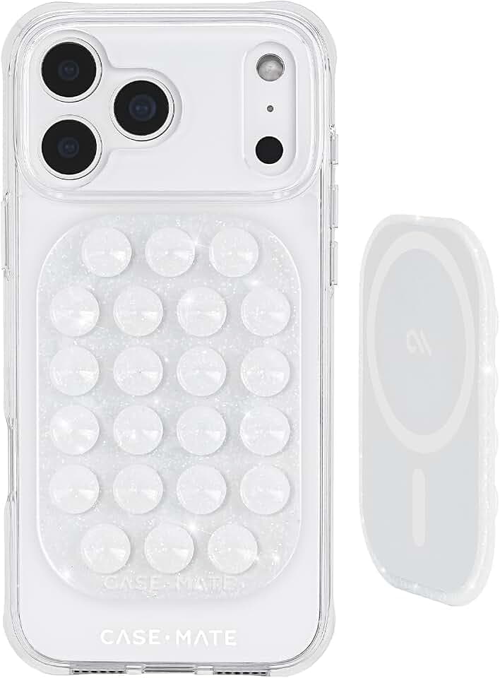 Case-Mate Stick it! Magnetic Suction Mount - Snap-on iPhone Holder -Twinkle