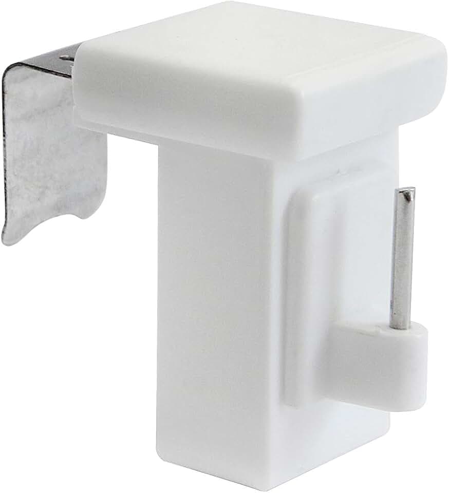 dekondo - 20x Fensterhaken Dekohaken Dekoklipp Fensterclip für Fensterdekoration - Klemmbereich: 10-27mm UNIVERSAL