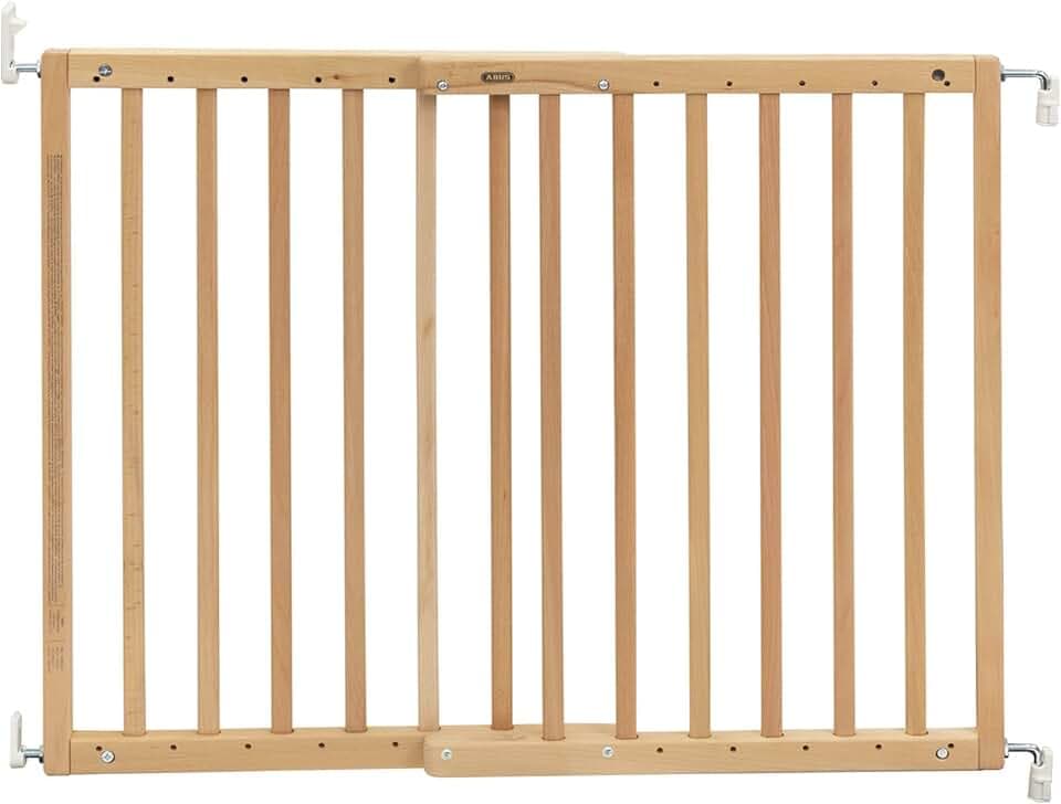 ABUS Treppenschutzgitter JC9220 NIC - Buchenholz, 63-103,5 cm
