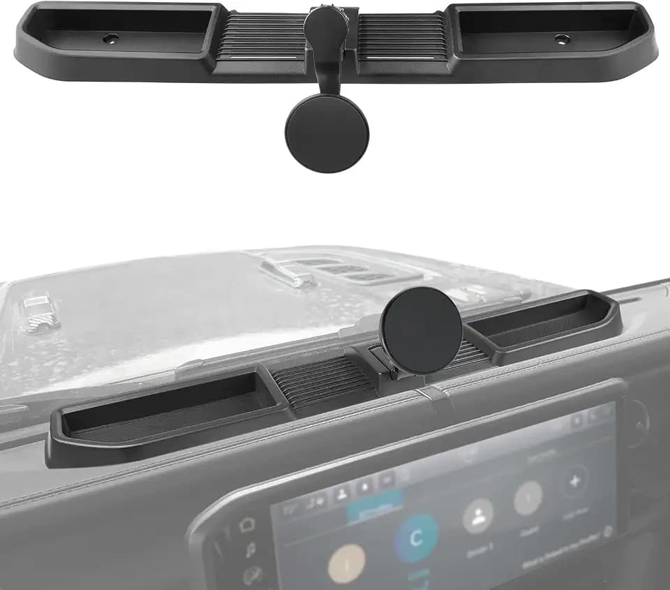Magnetic Phone Mount for Jeep 2024 2025 Wrangler JL JLU & Gladiator JT - Dashboard Phone Holder with Magsafe for Jeep Wrangler & Gladiator Accessories (Not for 4XE)