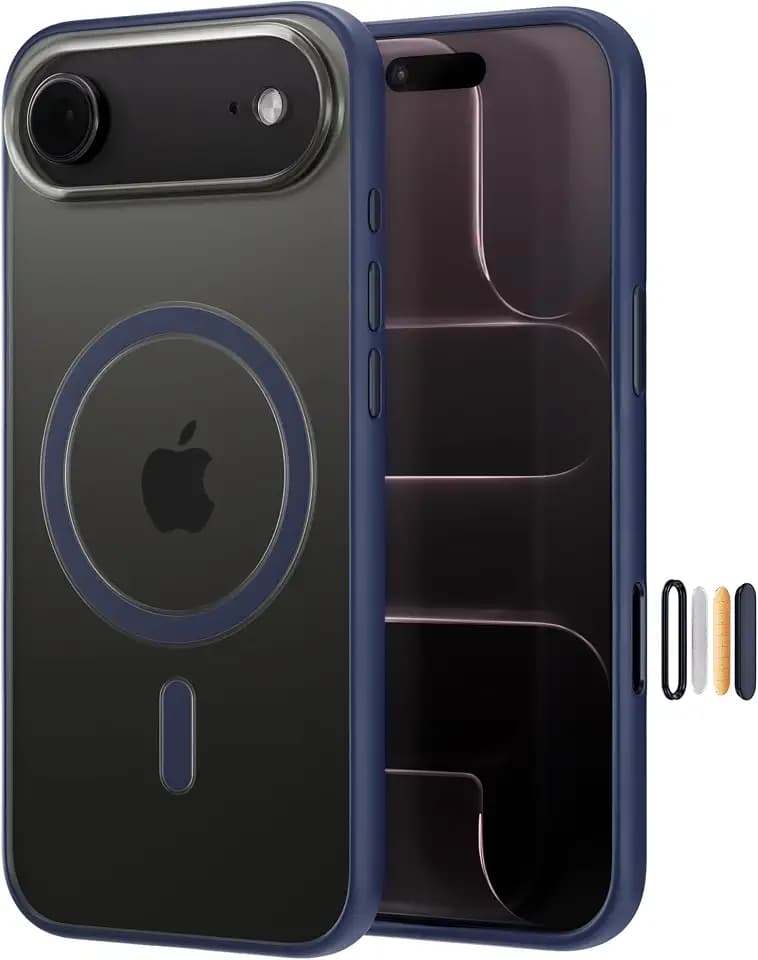 BELIX for iPhone Air Case, Compatible with MagSafe, Slim Hard Shell Clear Matte Phone Case, Anti-Yellowing & Anti-Fingerprint Frosted Finish, with Camera Control Button