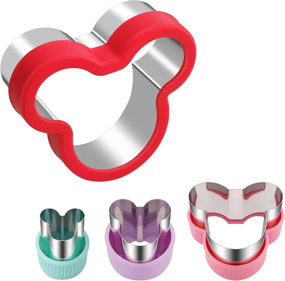 ALLTOP Mouse Cookie Cutters & Biscuit Cutter Set
