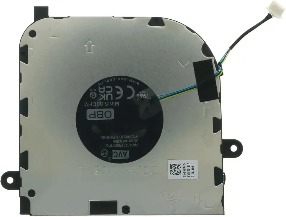 Laptop CPU Cooling Fan Replacement for Dell Latitude 14 5440 Precision 3480 0KF74T KF74T P12